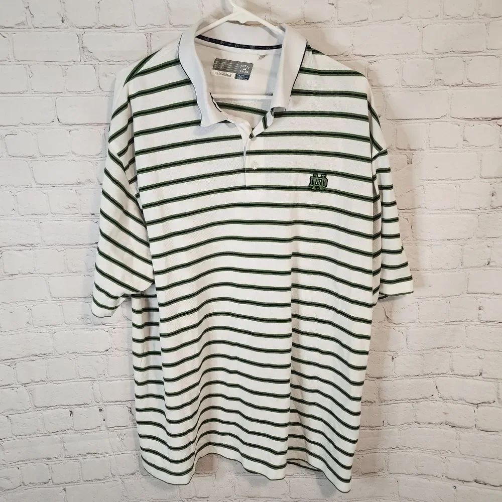 Men's Cutter & Buck "Notre Dame" polo shirt, size XXL